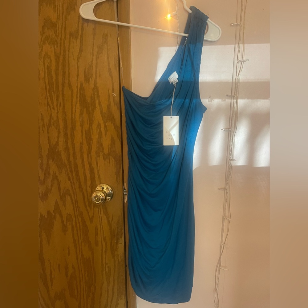 Women’s A New Day one shoulder mini dress size medium